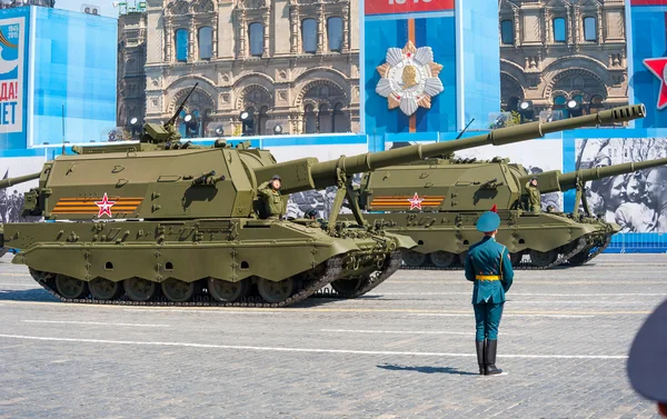 Militärparad i Moskva, Ryssland, 2015 — Stockfoto
