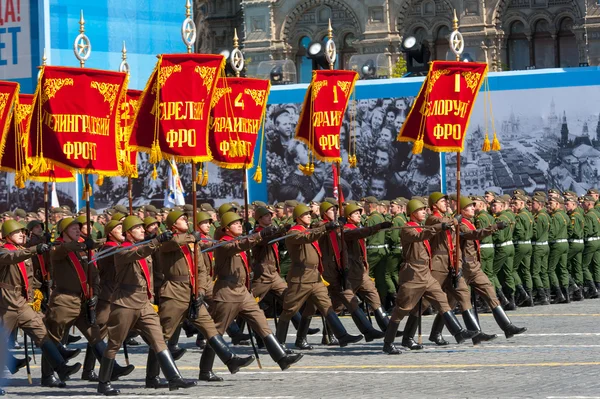 Défilé militaire à Moscou, Russie, 2015 — Photo