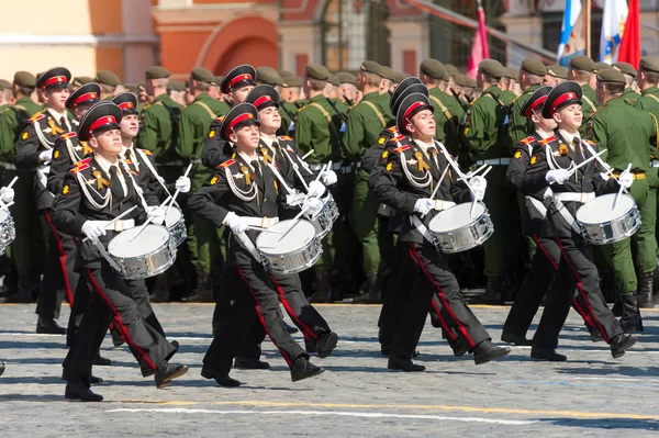 Військовий парад в Москві, Росія у 2015 році — стокове фото