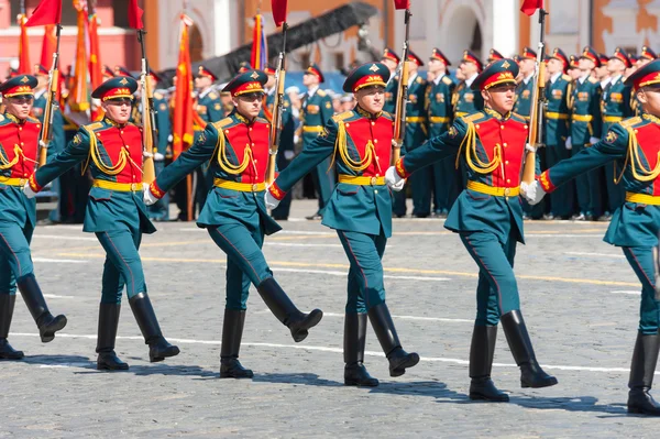 Defilada wojskowa w Moskwie, Rosja, 2015 — Zdjęcie stockowe