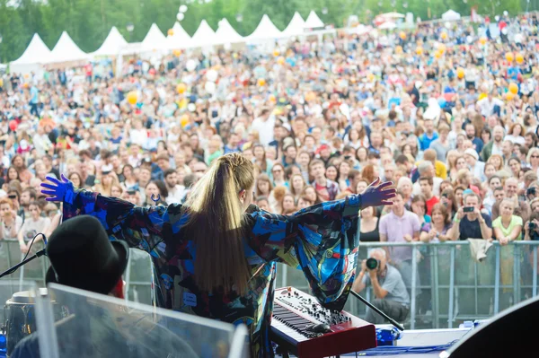 Jazzový festival v Usadba — Stock fotografie