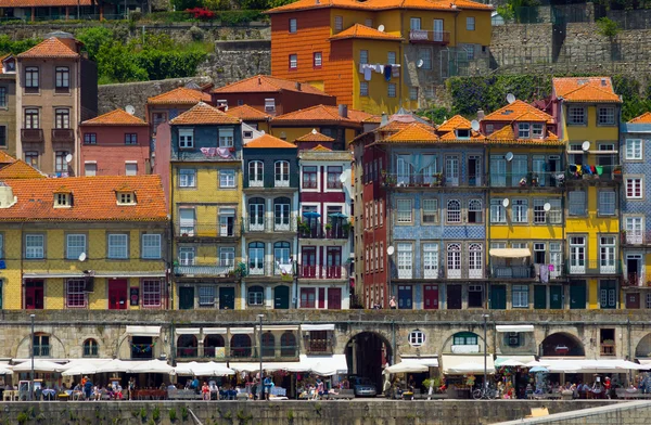 Porto, Portugal Ciudad Vieja skyline — Foto de Stock