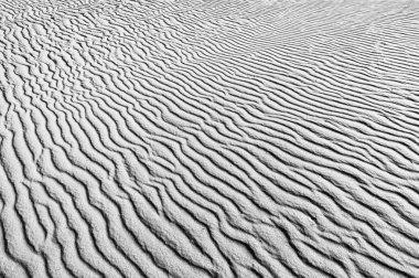 Kum tepeleri üzerinde kum