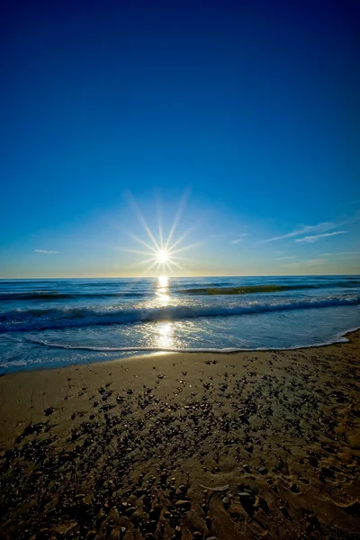 Sonnenuntergang an der Ostsee — Stockfoto