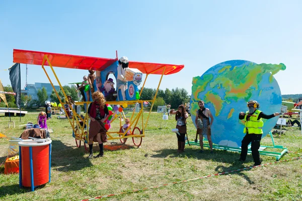 Rojo toro flugtag 2015 — Foto de Stock