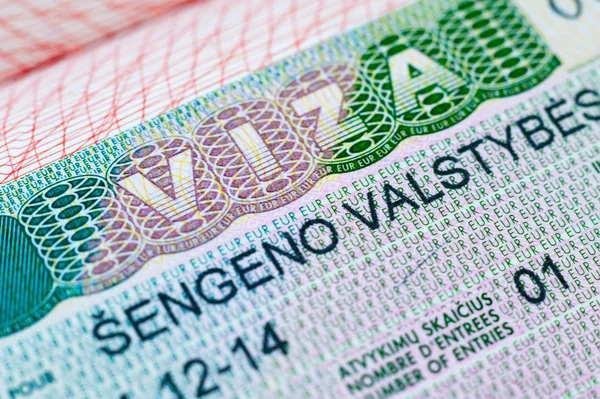 Wizy Schengen — Zdjęcie stockowe