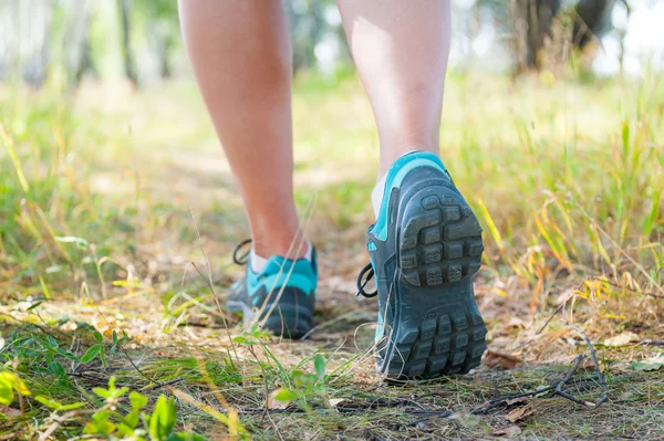 Zapatillas de trekking, senderismo o running — Foto de Stock