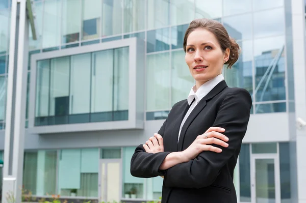 Jovem empresária retrato — Fotografia de Stock