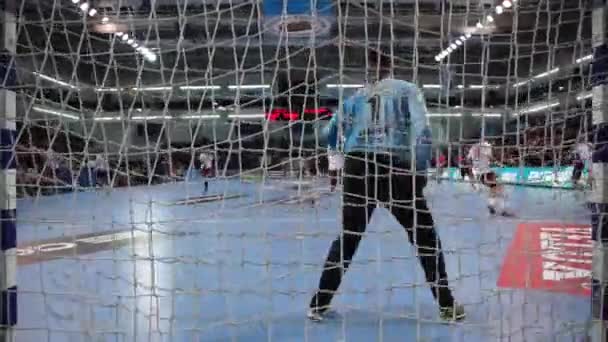 Handball players — Stock Video