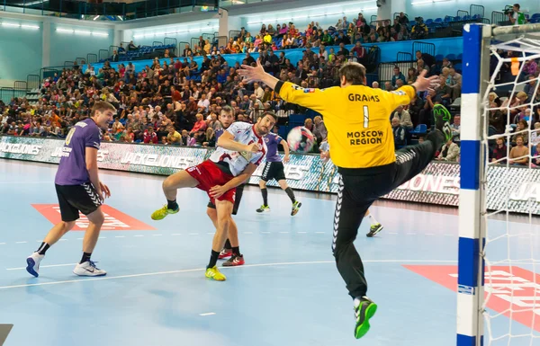 Handbollsspelare — Stockfoto