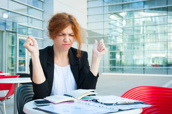 Entreprise frustrée et fatiguée — Photo