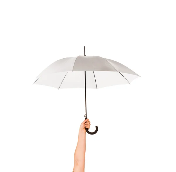 Umbrela in a hand — Stock Photo, Image