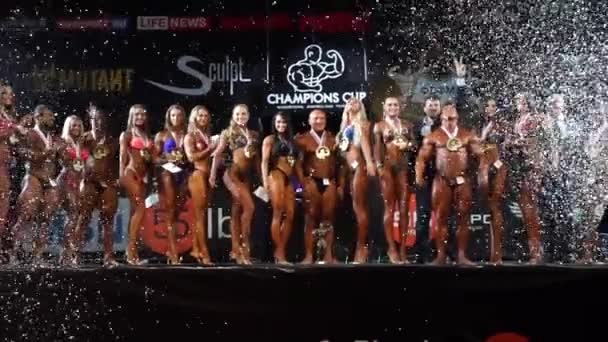 Coppa campioni di bodybuilding — Video Stock