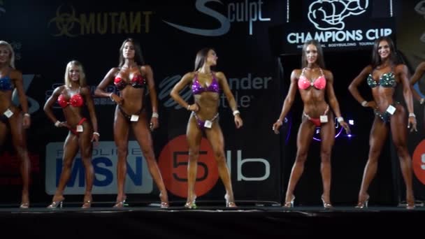 Bodybuilding Champions Cup — Stock Video
