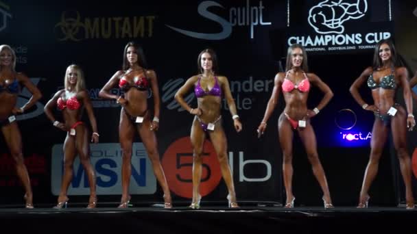 Coppa campioni di bodybuilding — Video Stock