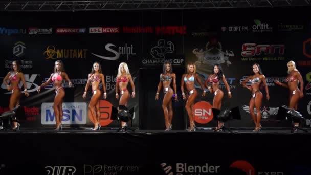 Coppa campioni di bodybuilding — Video Stock