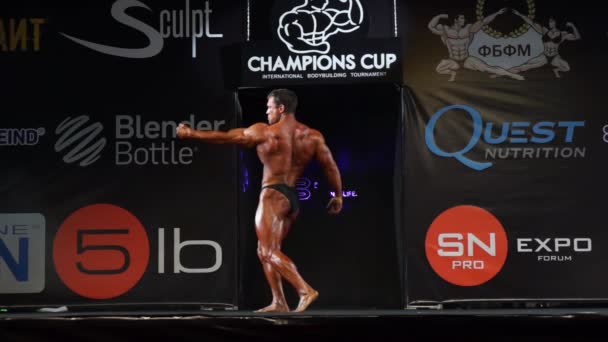 Coppa campioni di bodybuilding — Video Stock