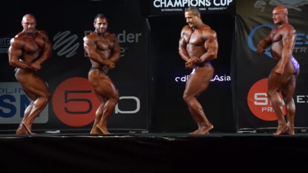 Coppa campioni di bodybuilding — Video Stock