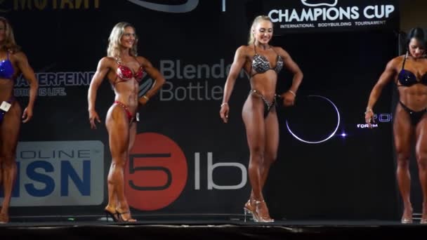 Coppa campioni di bodybuilding — Video Stock