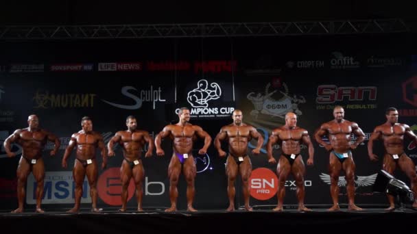 Coppa campioni di bodybuilding — Video Stock