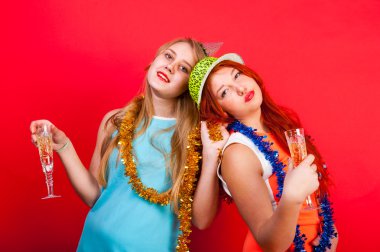 Genç güzel kız iyi eğlenceler