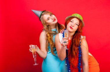 Genç güzel kız iyi eğlenceler