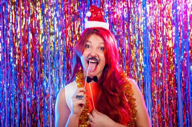 Genç güzel kız iyi eğlenceler