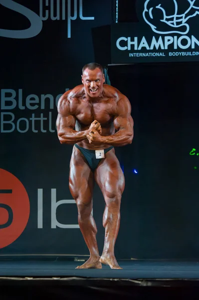 Athlete participates in Bodybuilding Champions Cup