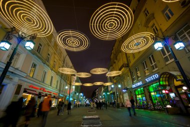 Noel süslemeleri Moskova