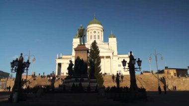Helsinki - turist Katedrali gündüz ziyaret