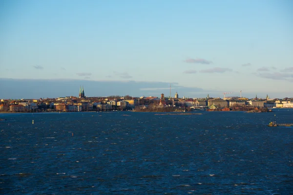 Гельсінкі вид з Балтійського моря — стокове фото