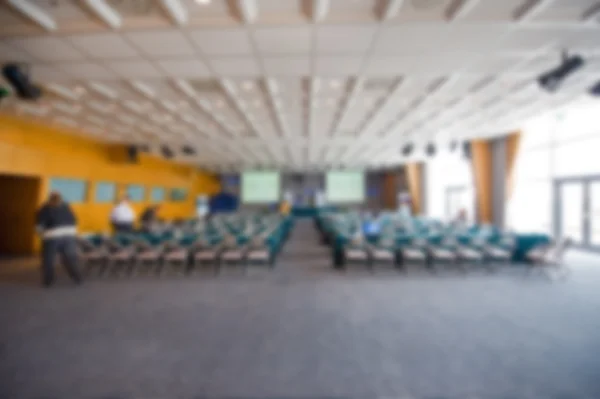 Empty hotel conference room. Post processed with blur filter. — Stock Photo, Image