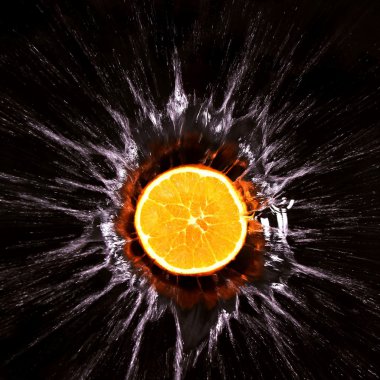 Su sıçramasına sanat - Still Life - soyut