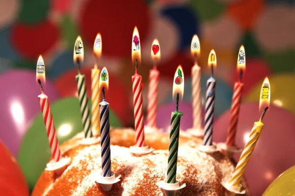 Boldog születésnapot - szimbólumok - német — Stock Fotó