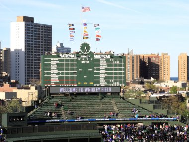 Wrigley alan çetele - Chicago Cubs