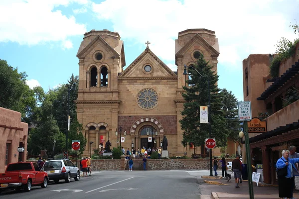 Santa Fé - bazilika St. Francis Assisi — Stock fotografie