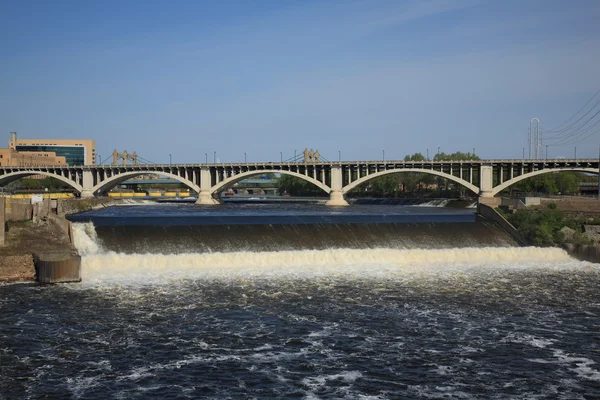 Saint Anthony Falls - Minneapolis — Stock Photo, Image