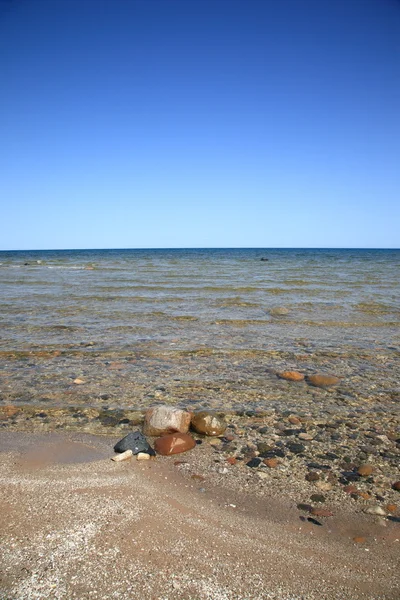 Берег моря - озеро Гурон — стокове фото