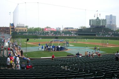 Wrigley sahasını - chicago cubs