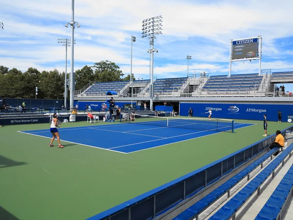 US Open tenisz - bíróságok oldalán — Stock Fotó