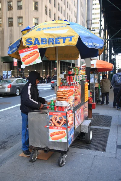 New york street satıcı — Stok fotoğraf