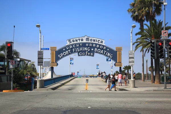 Santa Monica Pier Arch — Stockfoto
