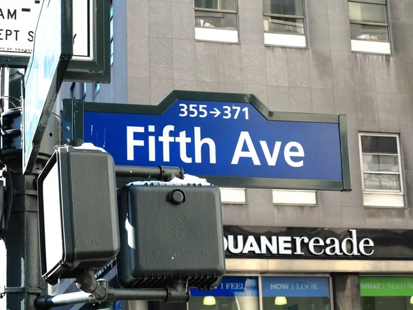 Piąty avenue w Nowym Jorku — Zdjęcie stockowe