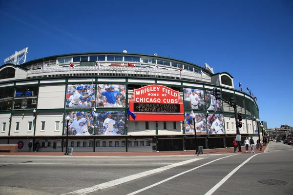 O Wrigley field - cubs de chicago — Fotografia de Stock