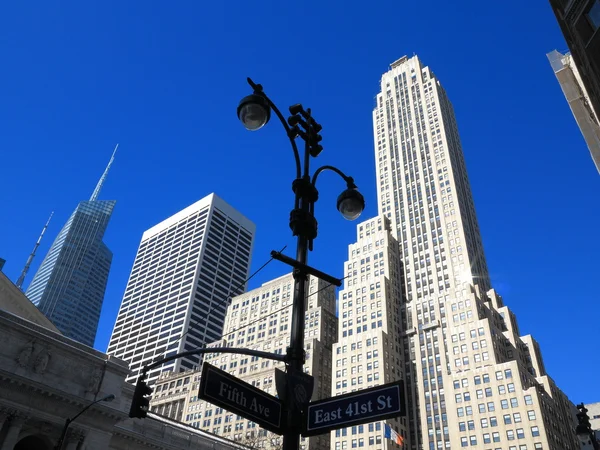 Skyline von New York City — Stockfoto