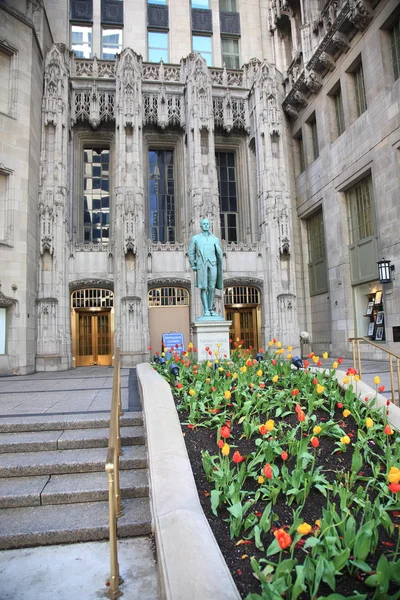 Estátua de Chicago - Nathan Hale — Fotografia de Stock