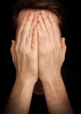 Depresyon - üzgün genç kadın