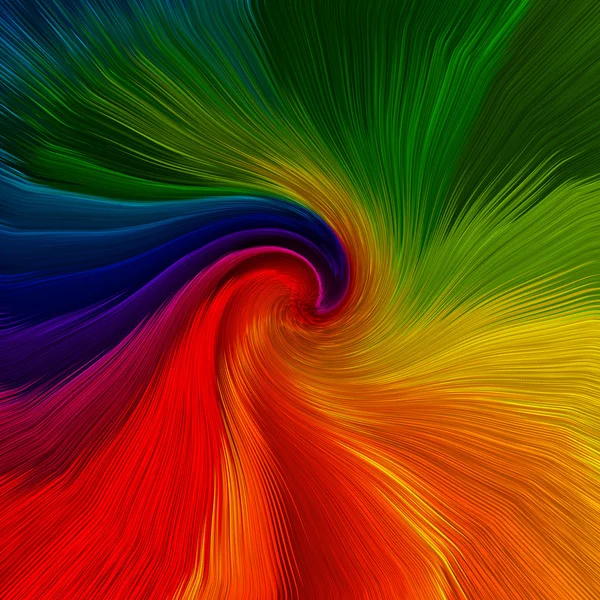 Fondo abstracto de colores vibrantes giratorios — Foto de Stock