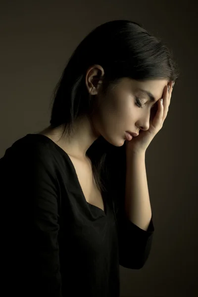 Depression - sad teen woman — Stock Image Depression - sad teen woman Stock Photo
