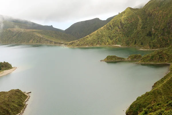 Volcanic lake in Azores, Portugal — Stock Photo, Image
